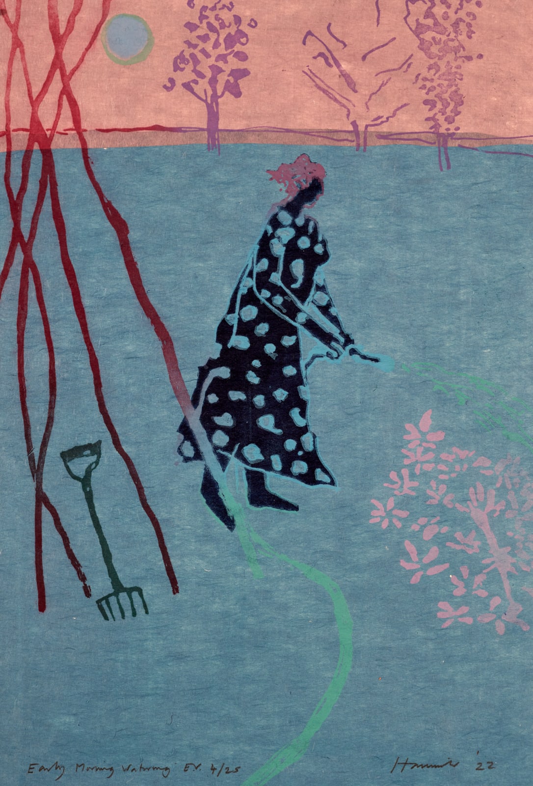 Tom Hammick, Early Morning Watering, 2022