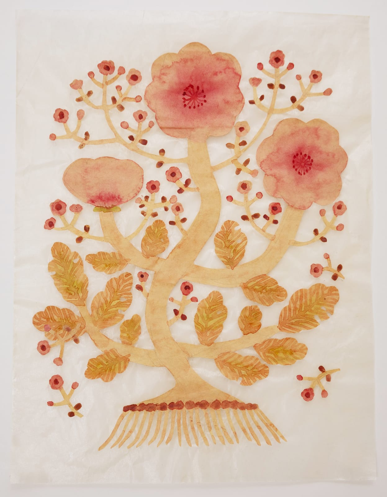 Fumi Imamura, One flower C (peach blossom) (花ひとつ (ももの花 C), 2024