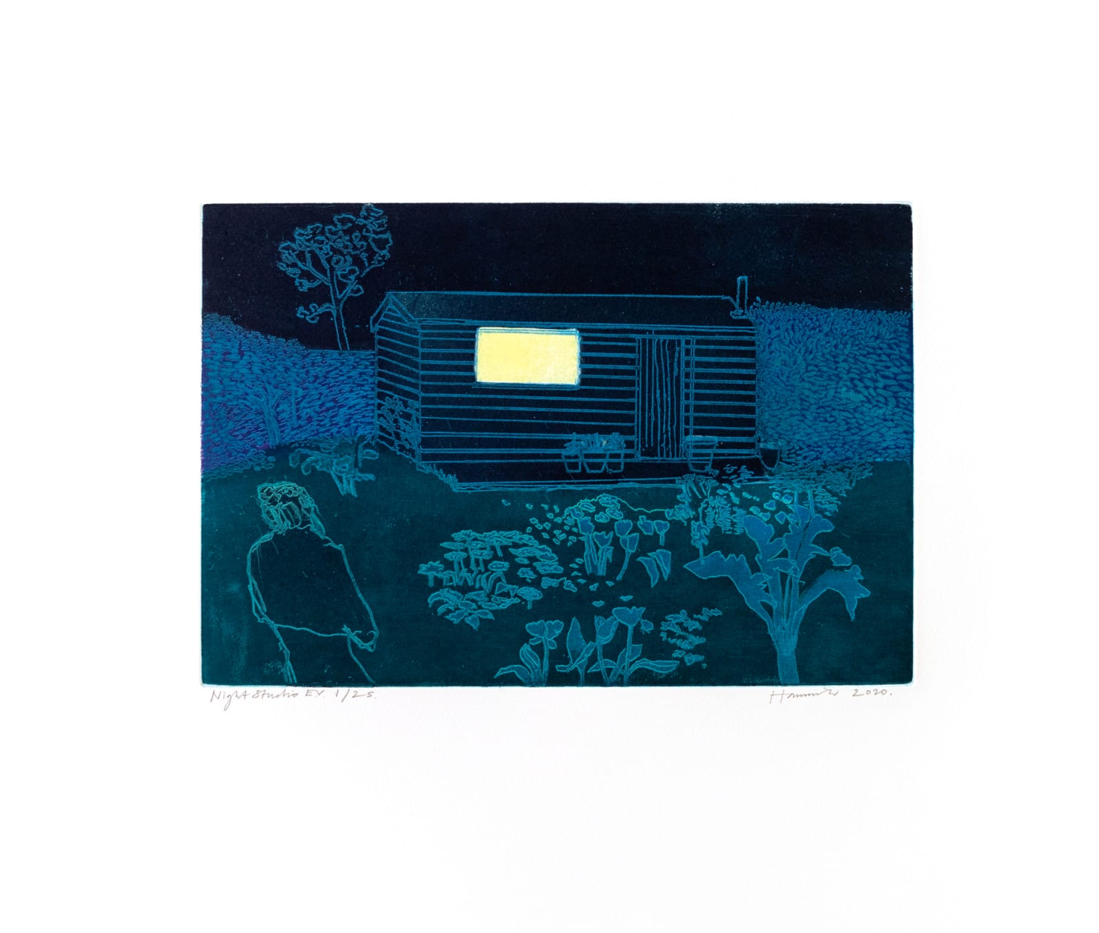 Tom Hammick, Night Studio, 2020