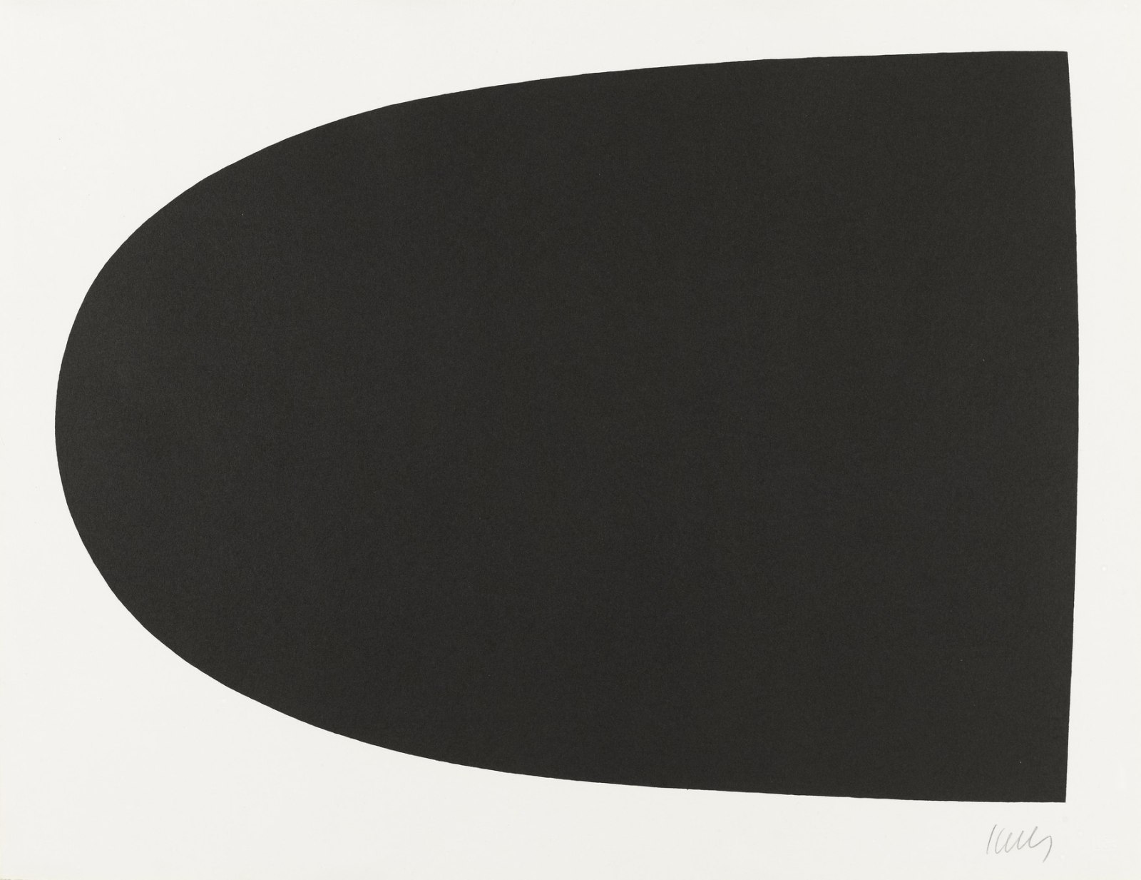 Ellsworth Kelly, Black Form, 1967