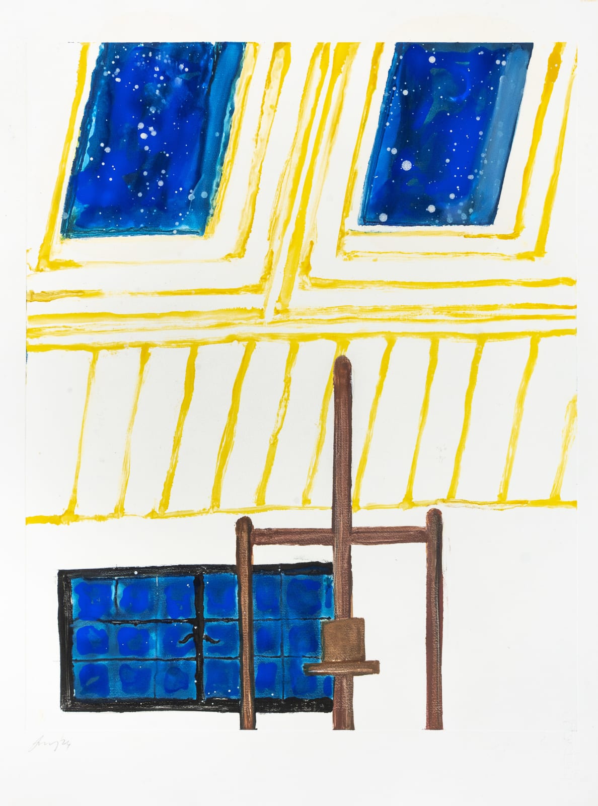 Suzy Murphy, My Studio At Night, 2024