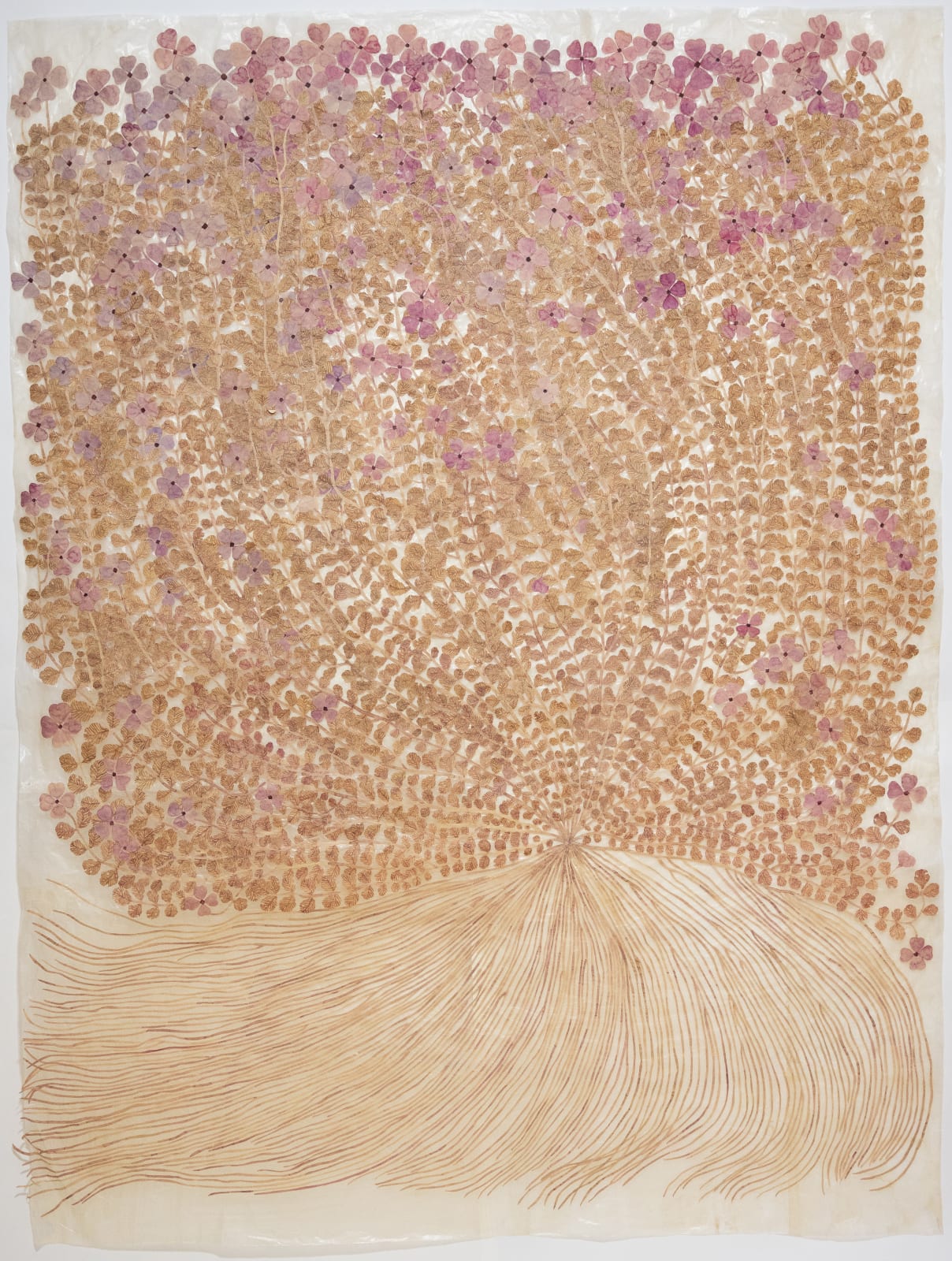 Fumi Imamura, One flower (Sweet rocket) (花ひとつ (むらさき なずな), 2024