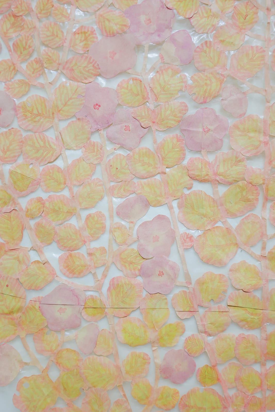 Fumi Imamura, One Flower (light purple triangle) (花ひとつ(藤色の三角)), 2023