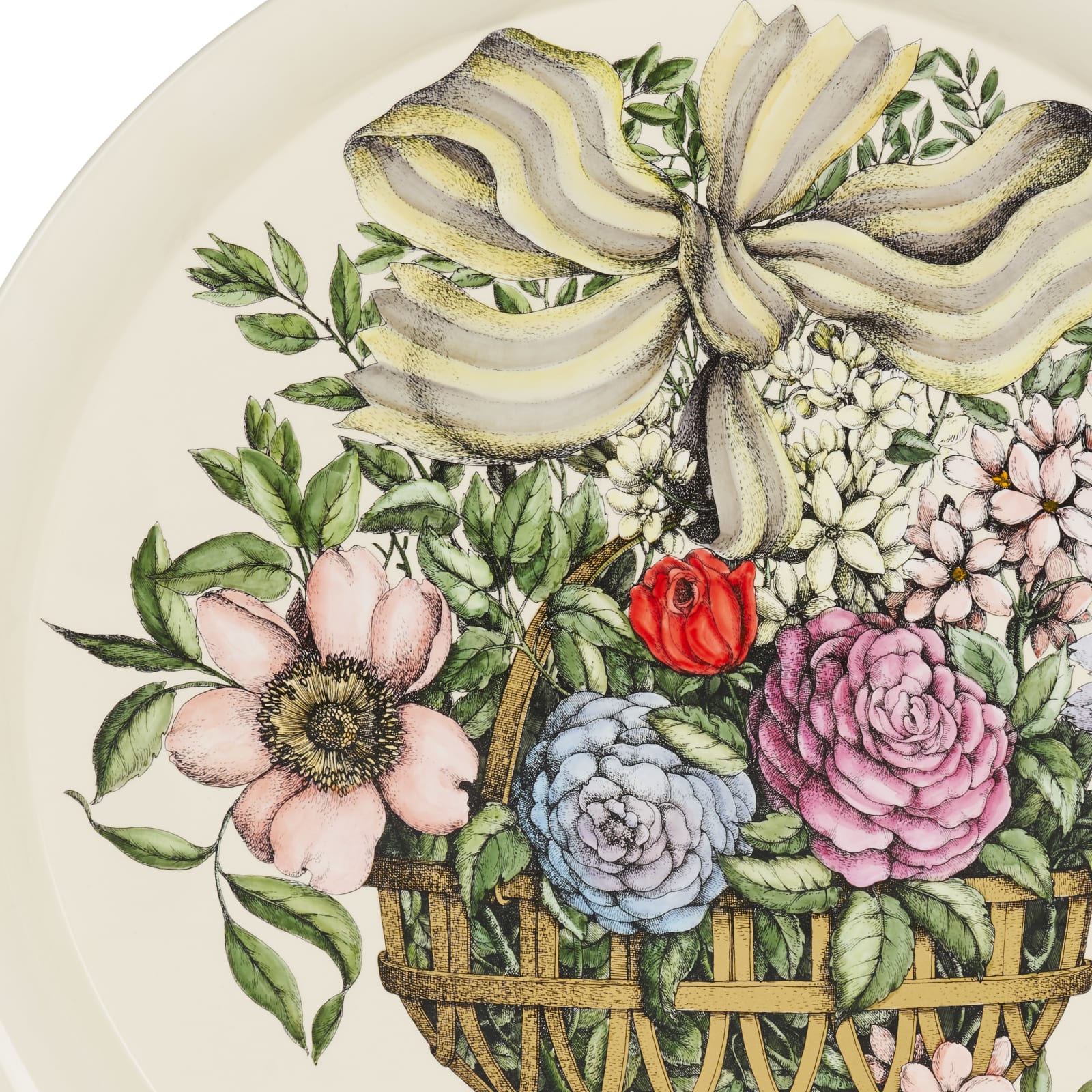 Fornasetti, Tray Cesto d'oro, 1950s re-edition
