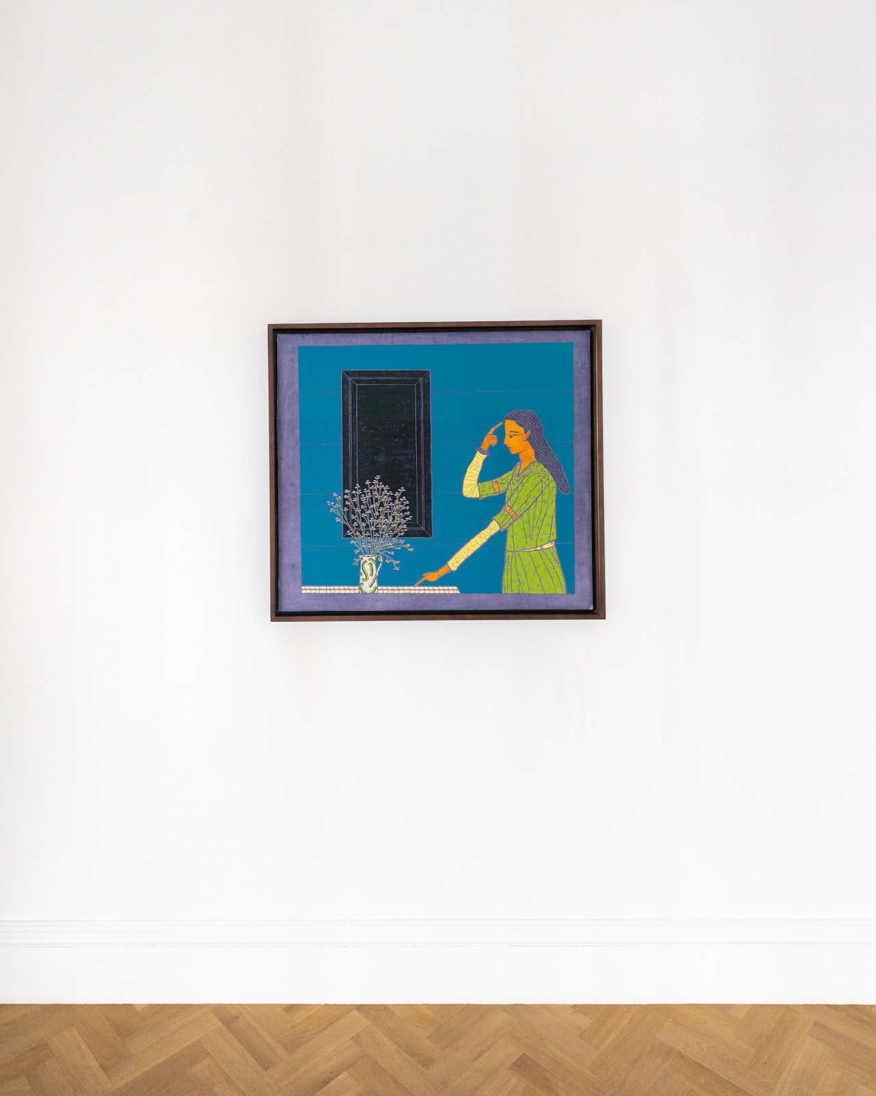 Stephen Chambers, Woman Before the Table, 2025
