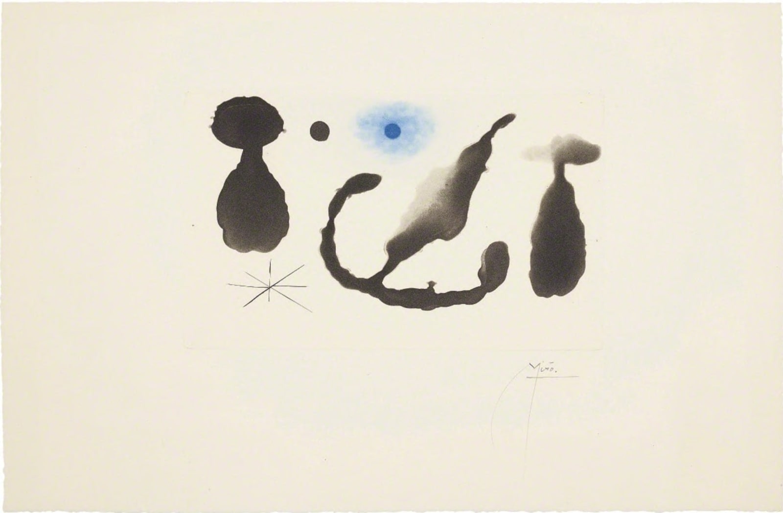 Joan Miró, St James Park au crépuscule, 1958