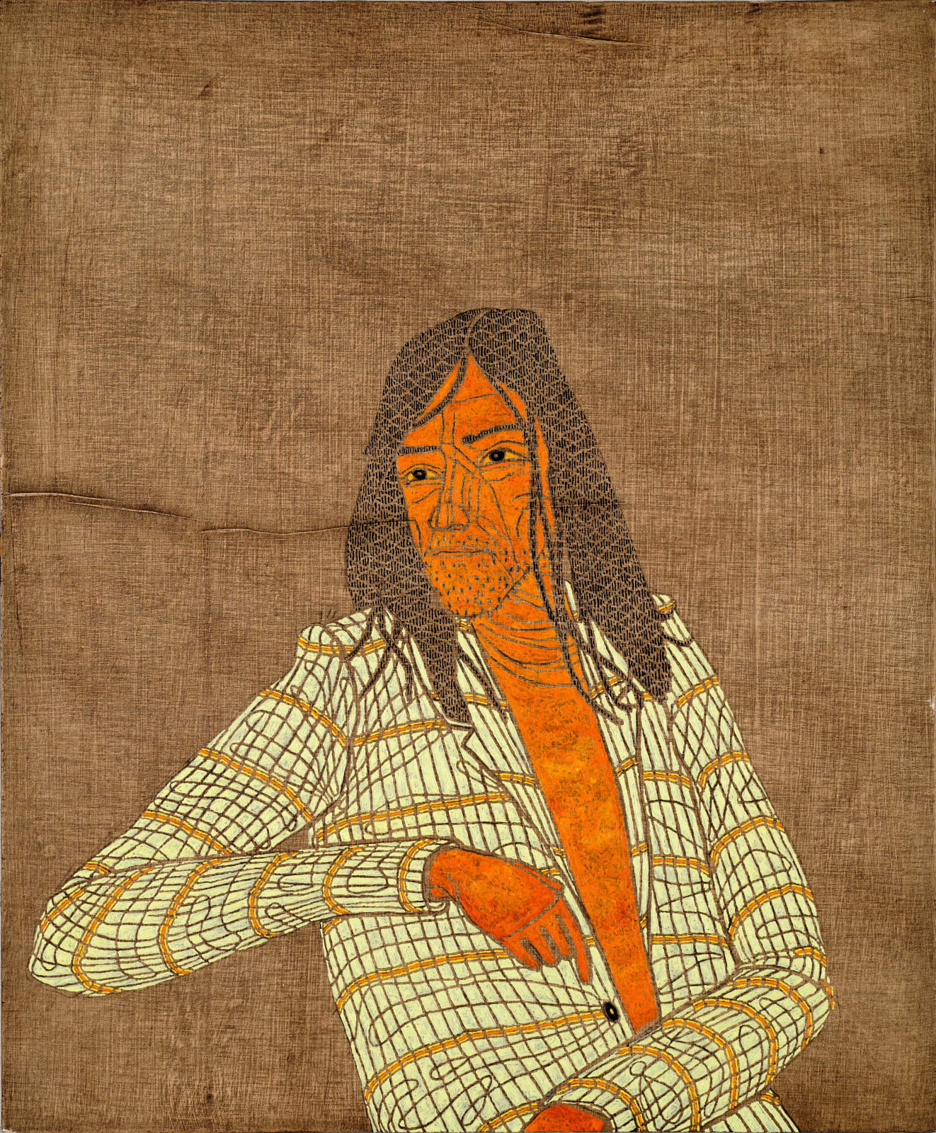 Stephen Chambers, The Outliers: Portrait of Iggy Pop, 2023
