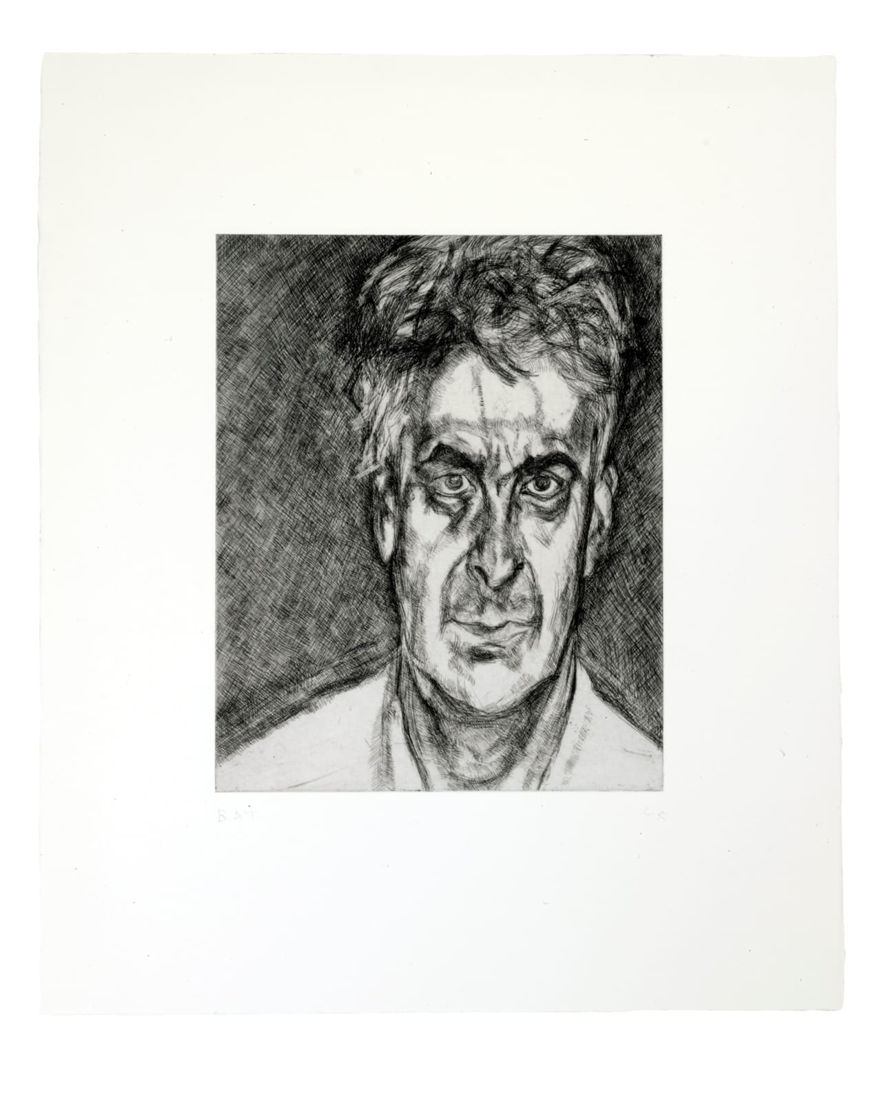 Lucian Freud, Portrait Head, 2005