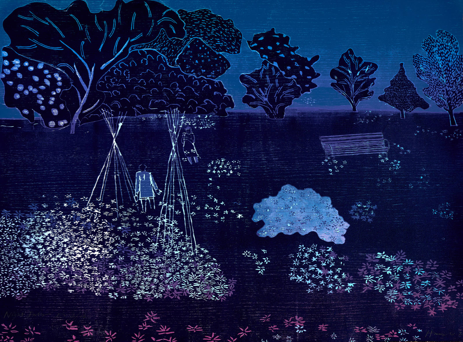 Tom Hammick, Night Falls, 2022