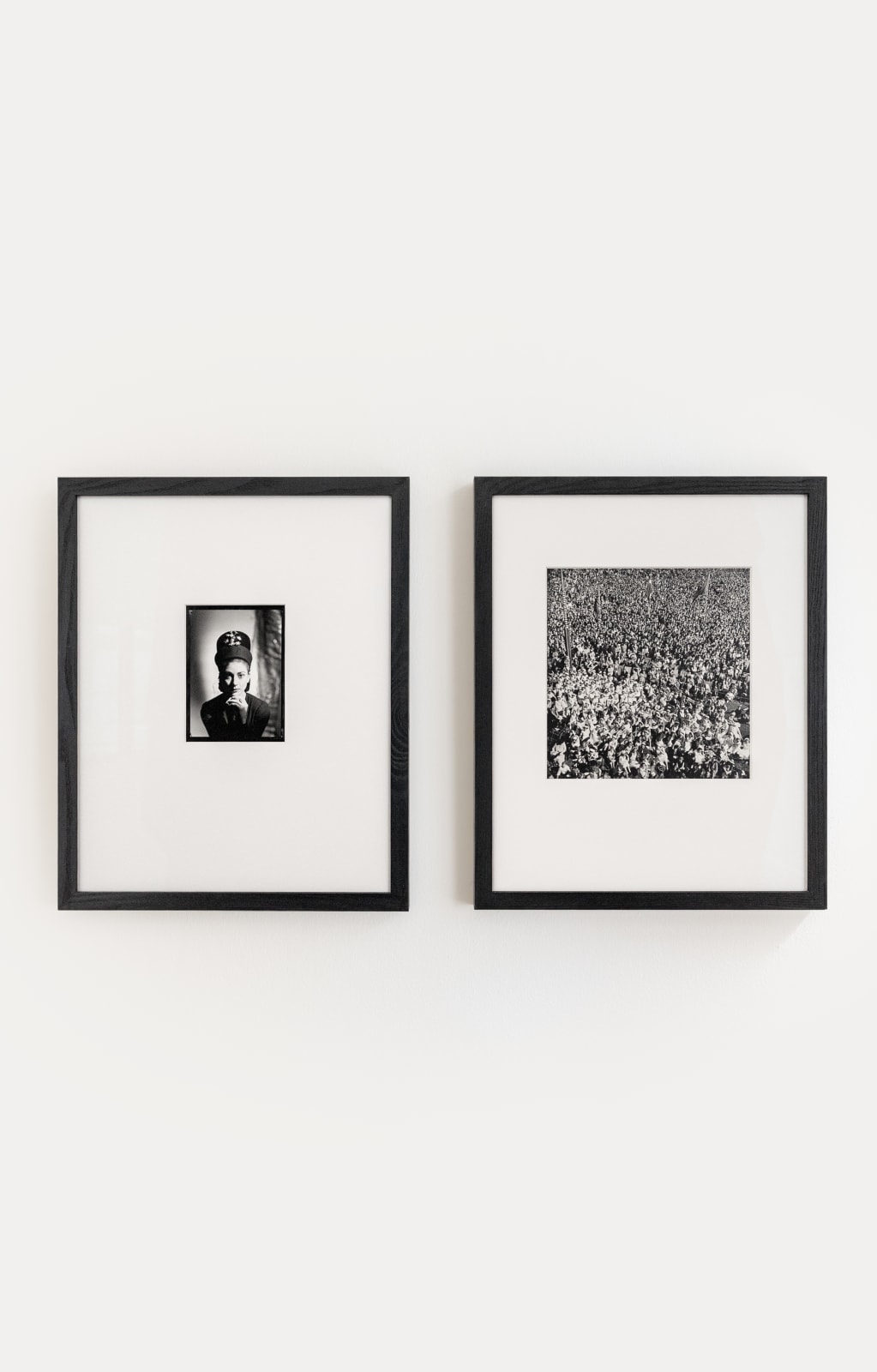 Lee Miller, Public Gathering, Faelledparken, Copenhagen, Denmark 1945 [Farewell to arms, demonstration by disbanding freefighters, Faelledparken, Danish Freedom Council's rally 20th May], 1945