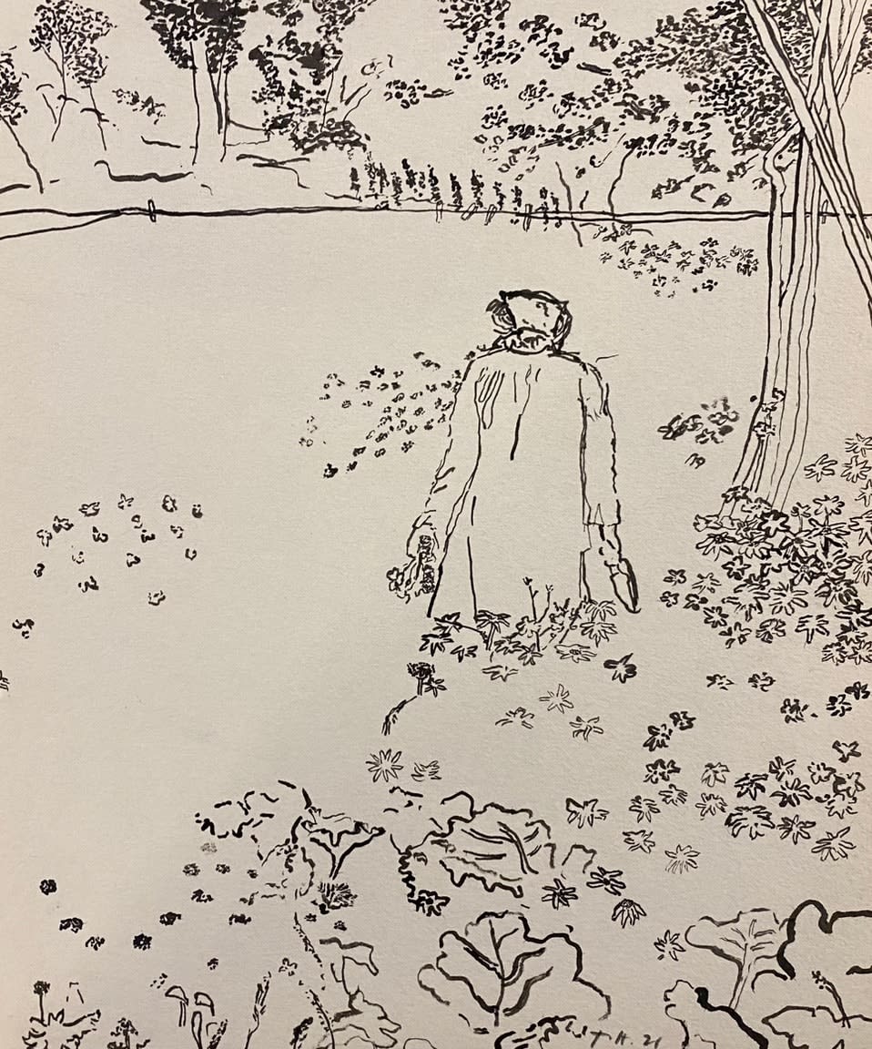 Tom Hammick, Amongst Daisies, 2021