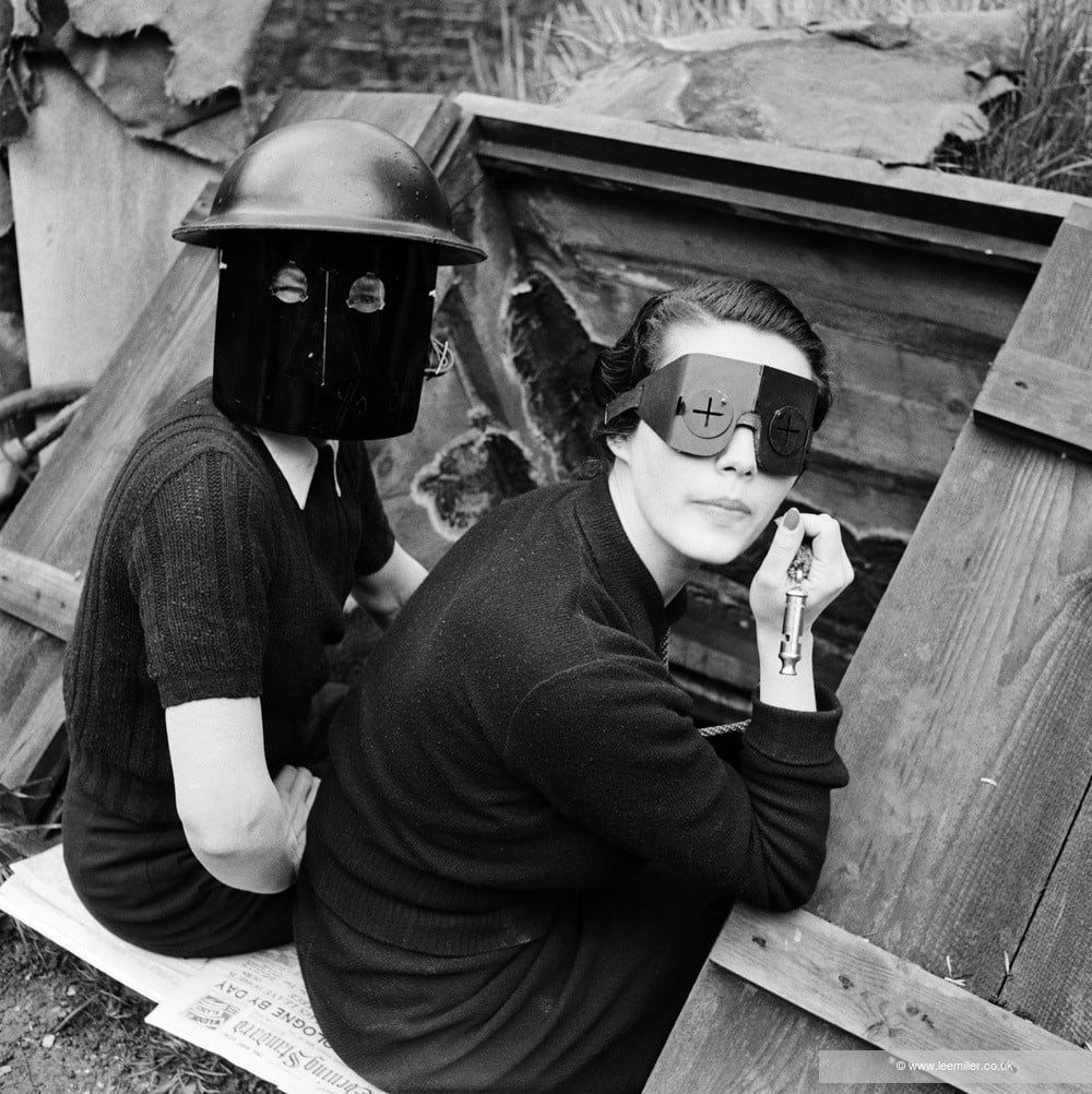Lee Miller, Fire Masks, Downshire Hill, London, England, 1941