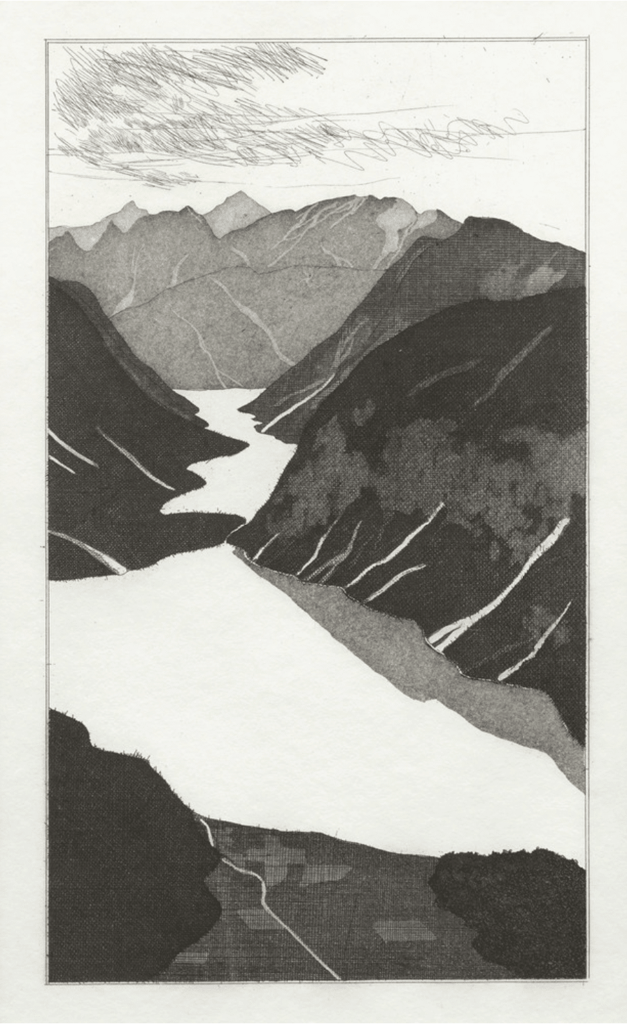 David Hockney, The Lake, 1969