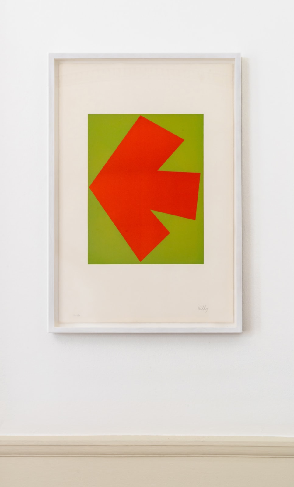 Ellsworth Kelly, Orange Over Green, 1964-65