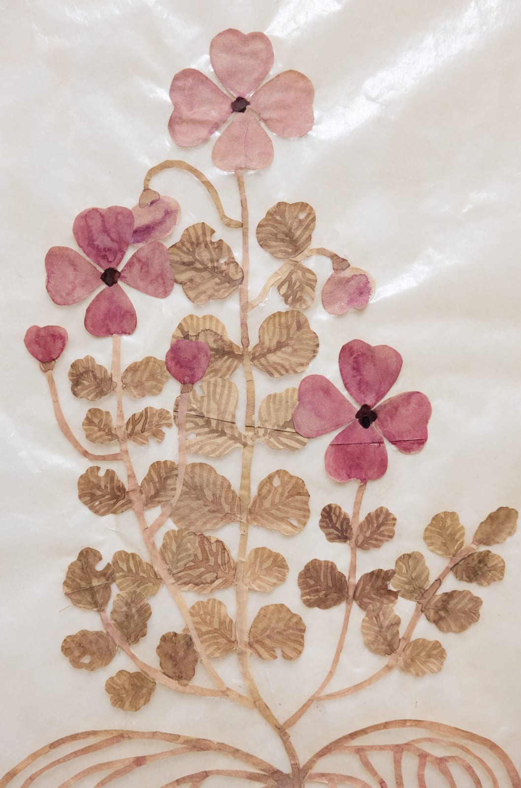 Fumi Imamura, One flower, fruiting (Sweet rocket) (花ひとつ、結実(む らさきなずな, 2025