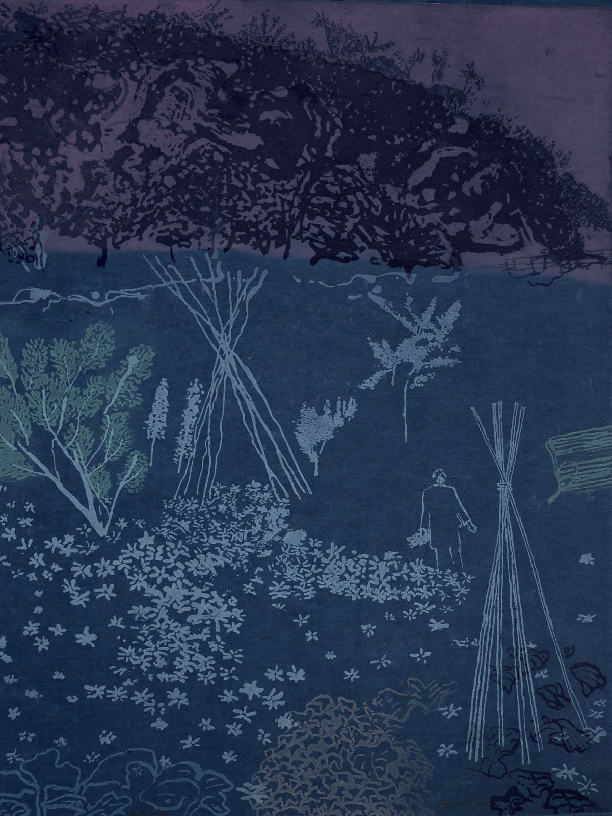 Tom Hammick, Meadow Picking, 2022