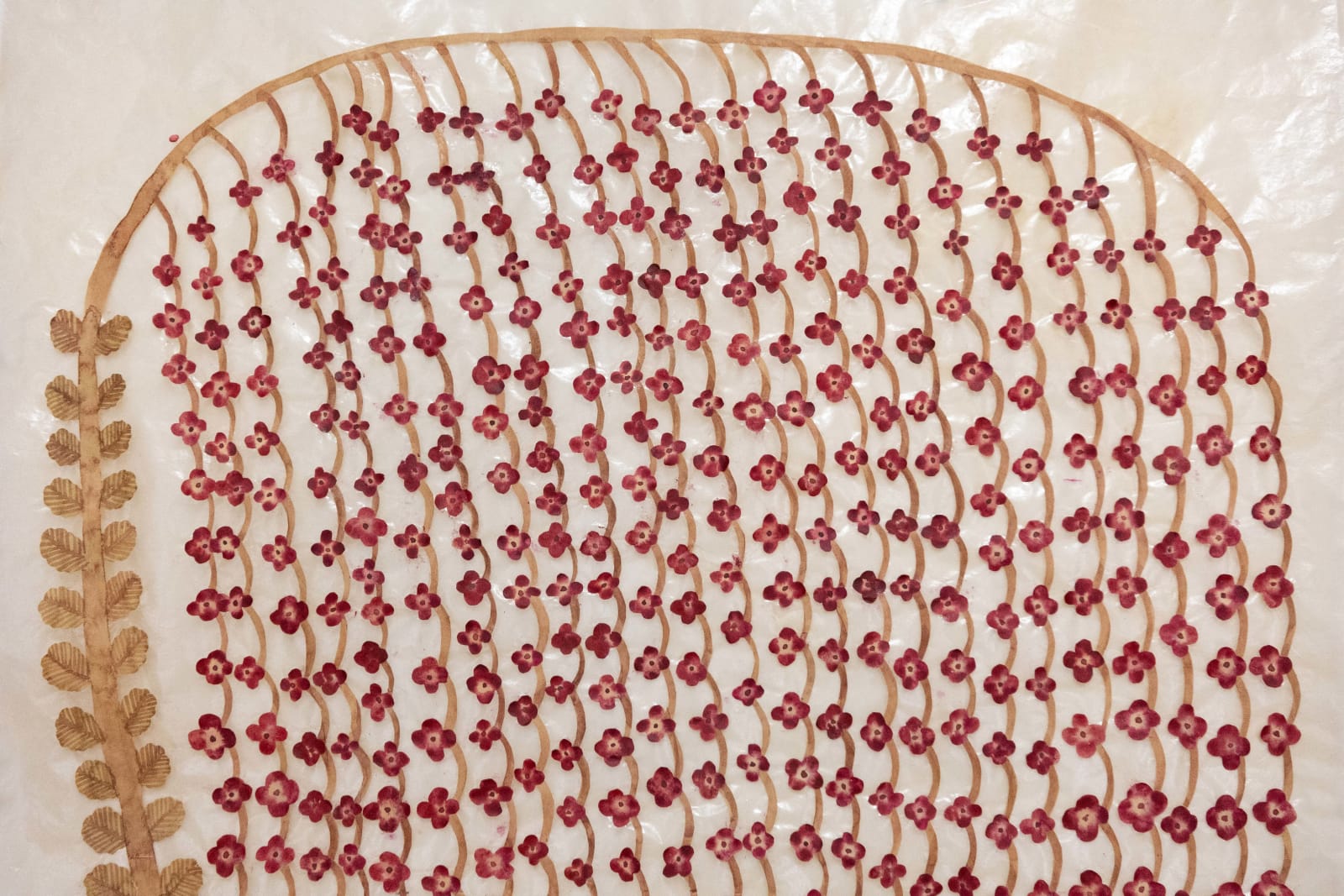 Fumi Imamura, One flower (weeping red flower) (花ひとつ (枝垂れの 赤い花), 2025