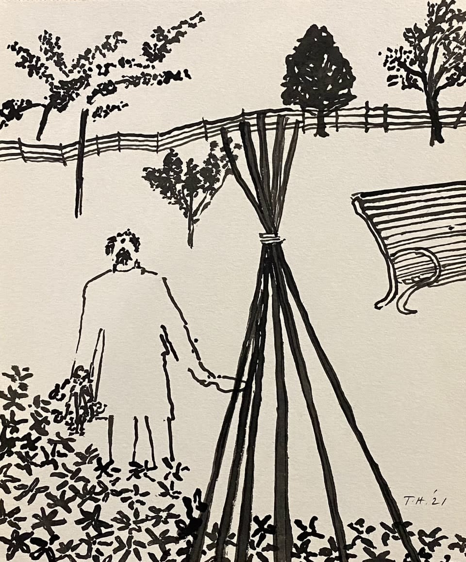 Tom Hammick, Dad's Bench, 2021