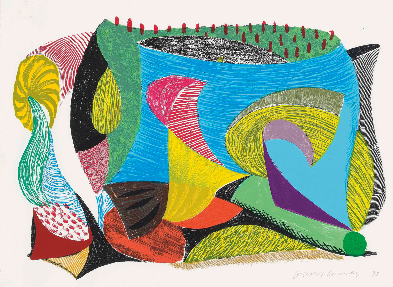 David Hockney, Above and Beyond , 1993