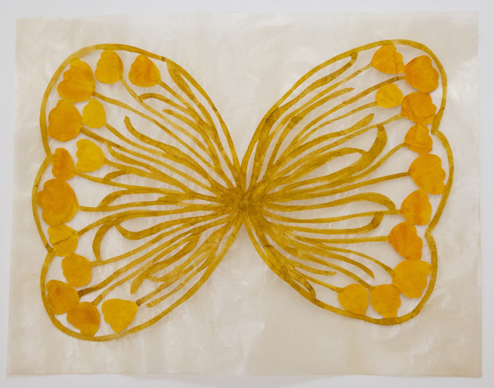 Fumi Imamura, One flower (two fan) (花ひとつ (うちわが ふたつ), 2025