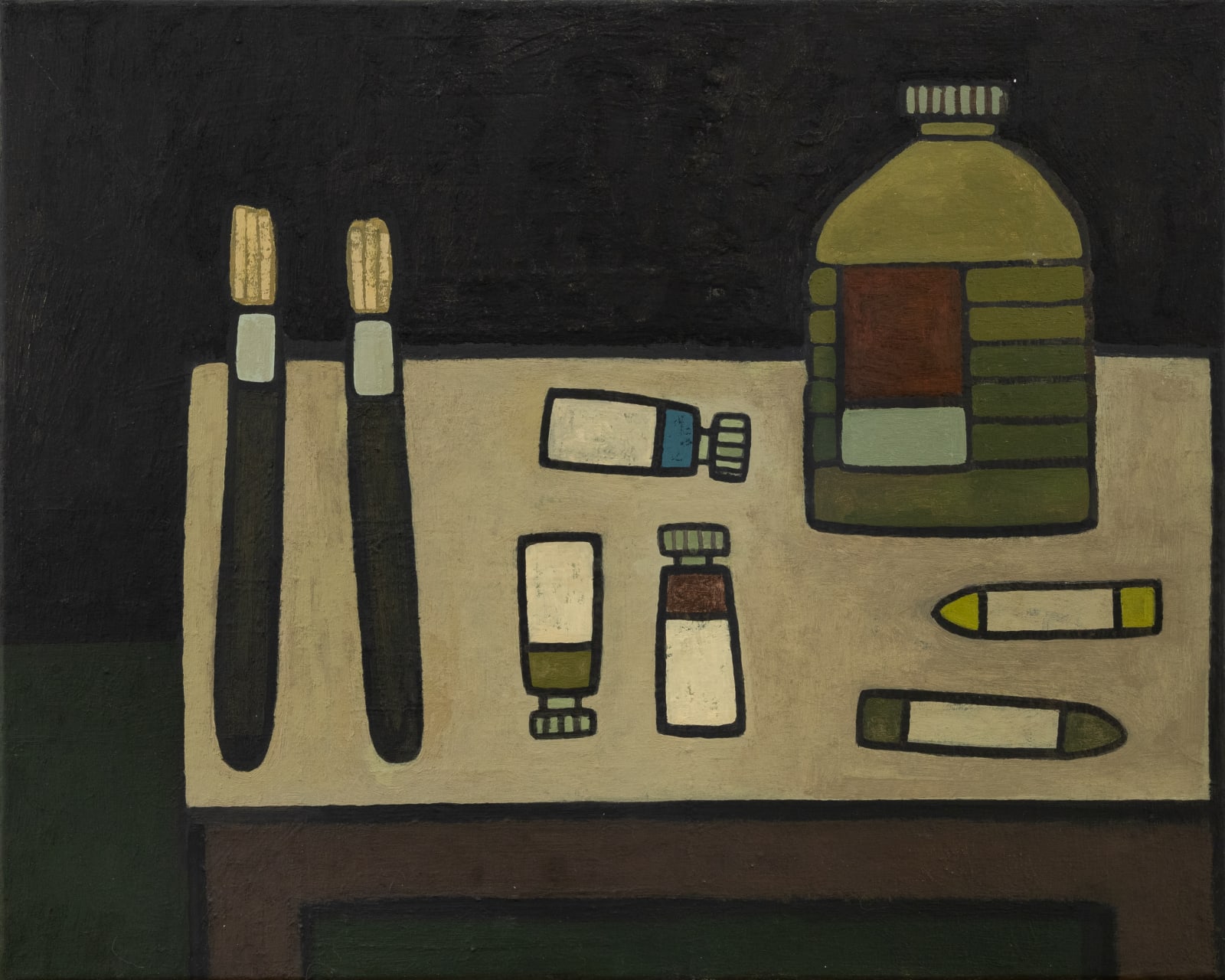 William Wright, Painter's Table, 2016 - 2021