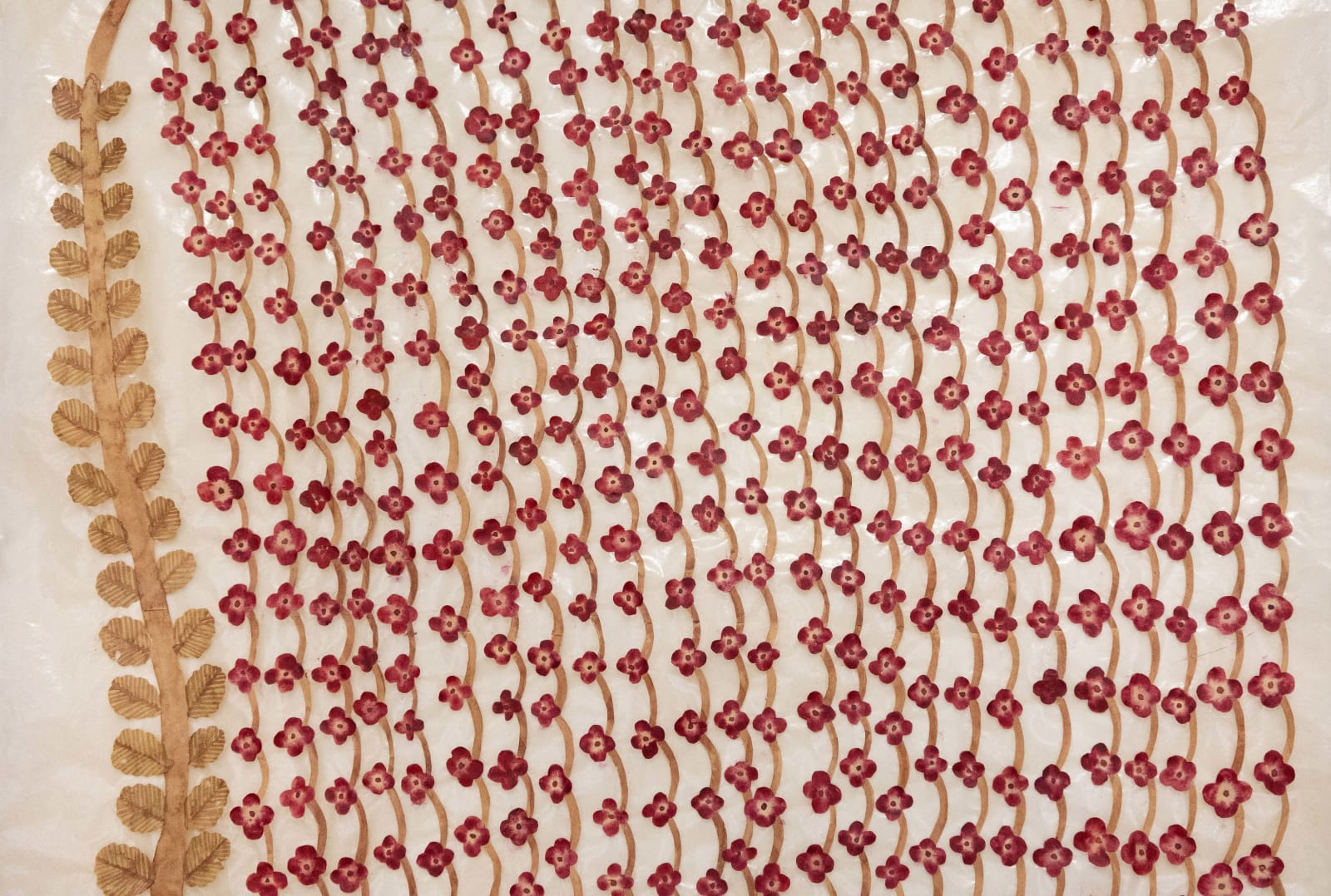 Fumi Imamura, One flower (weeping red flower) (花ひとつ (枝垂れの 赤い花), 2025