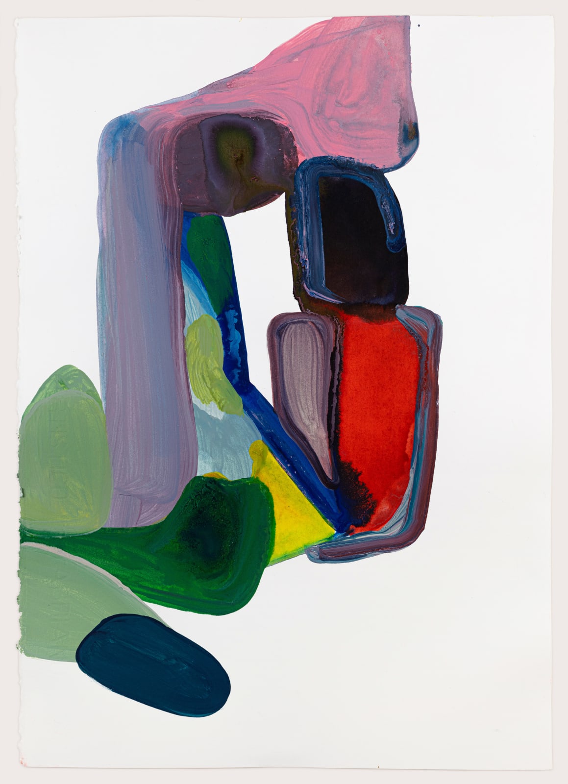 Tanya Ling, Untitled (Colour sculpture drawing), 2018