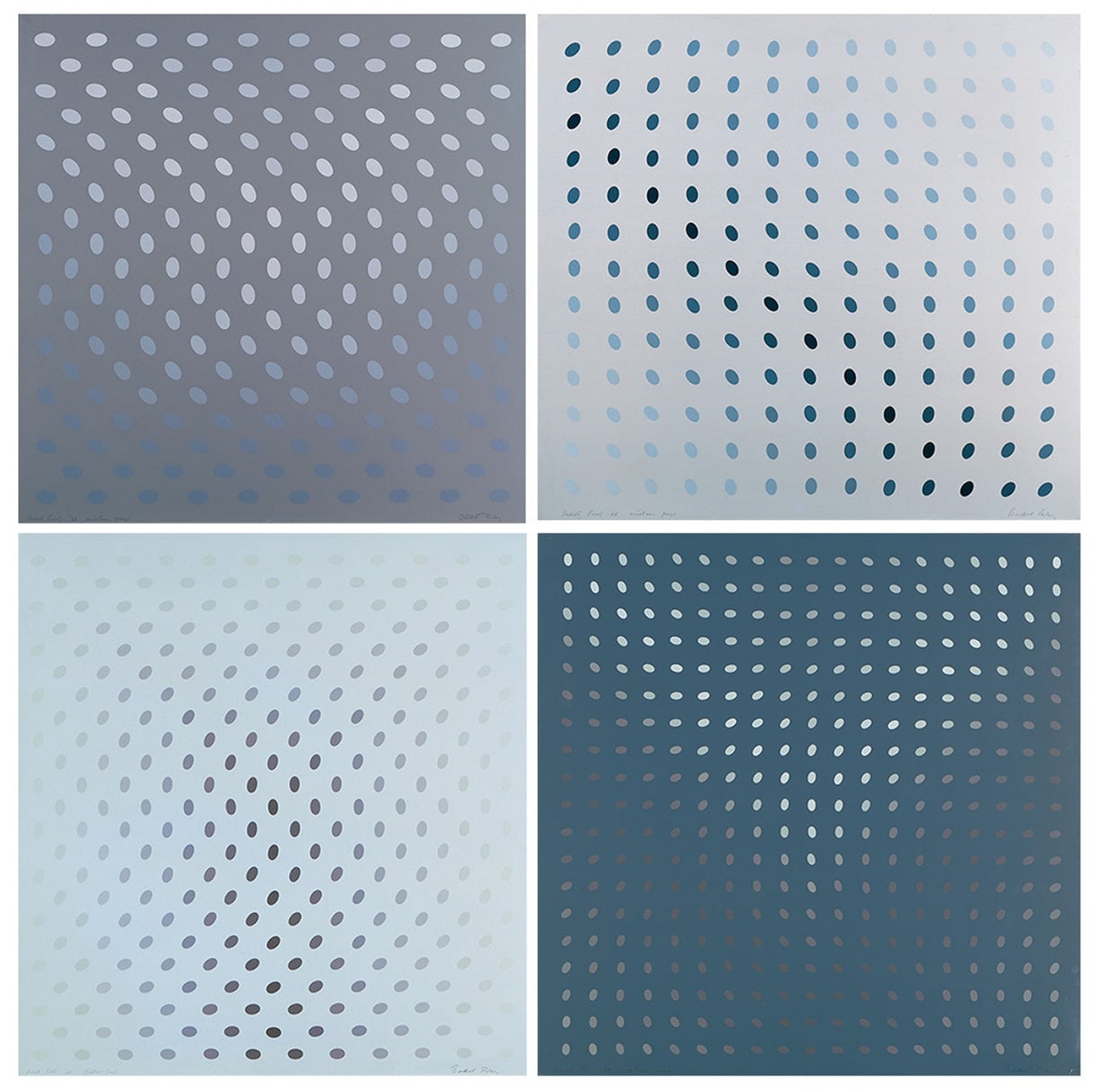 Bridget Riley, Nineteen Greys, 1968