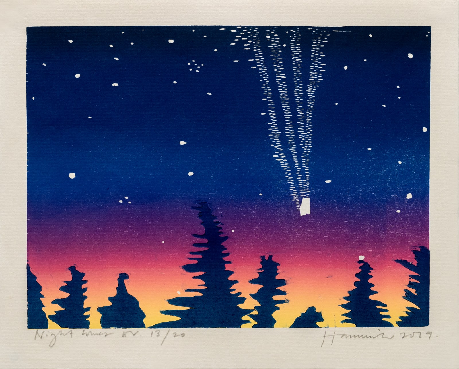 Tom Hammick, Night Comes, 2019