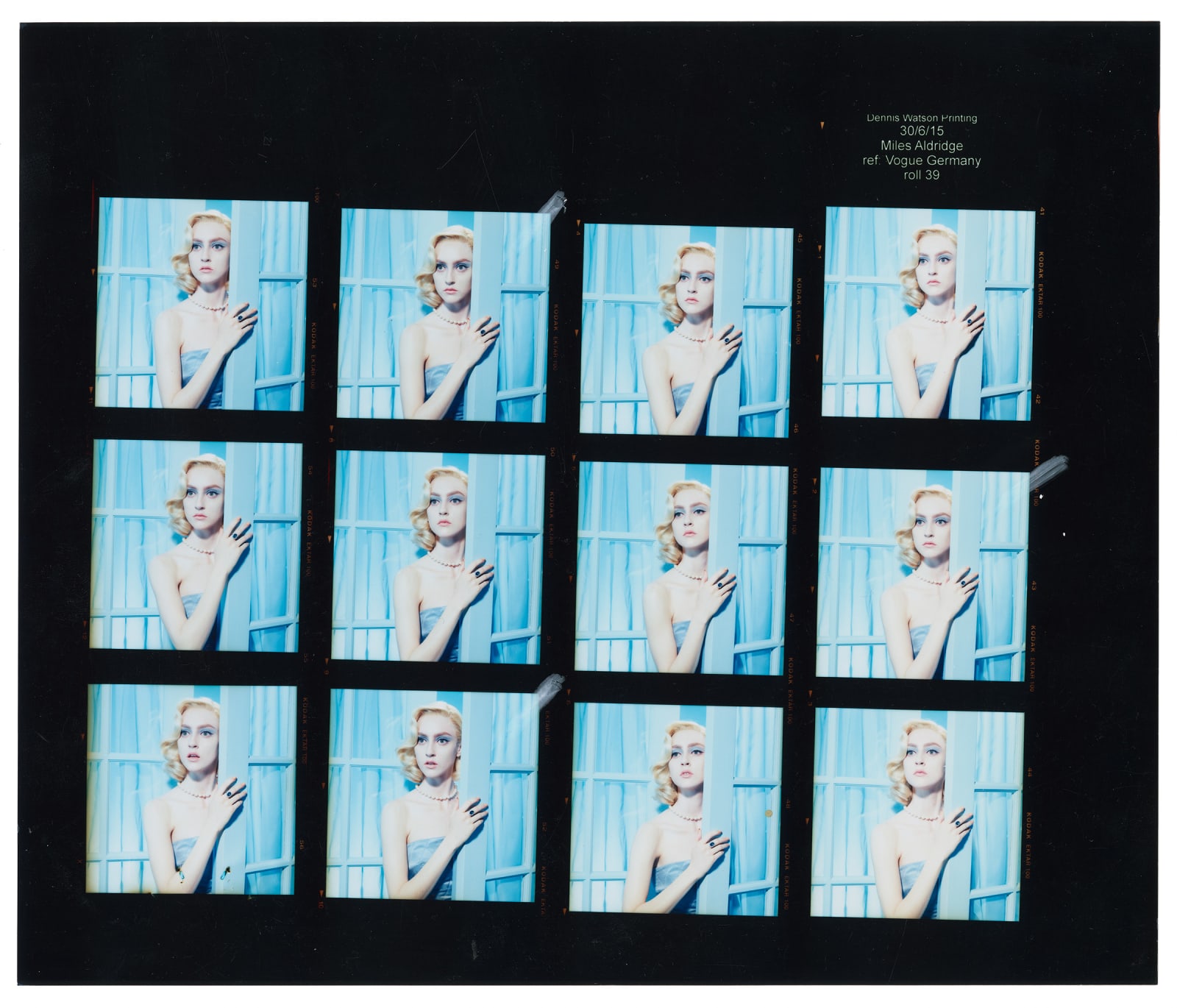 Miles Aldridge, I Will Love You Tomorrow - roll 39, 2015