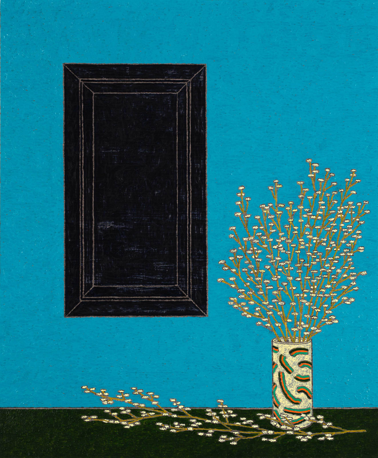 Stephen Chambers, Obsidian Mirror 1, 2024