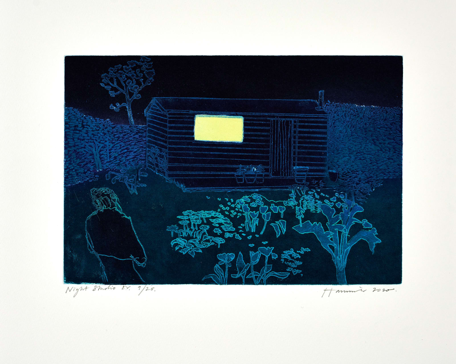 Tom Hammick, Night Studio, 2020
