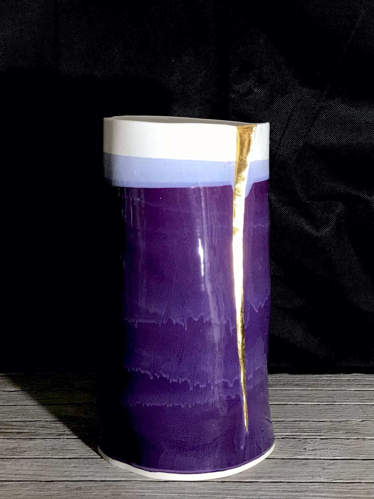 Richard Pomeroy, Wide Vase Purple, 2022