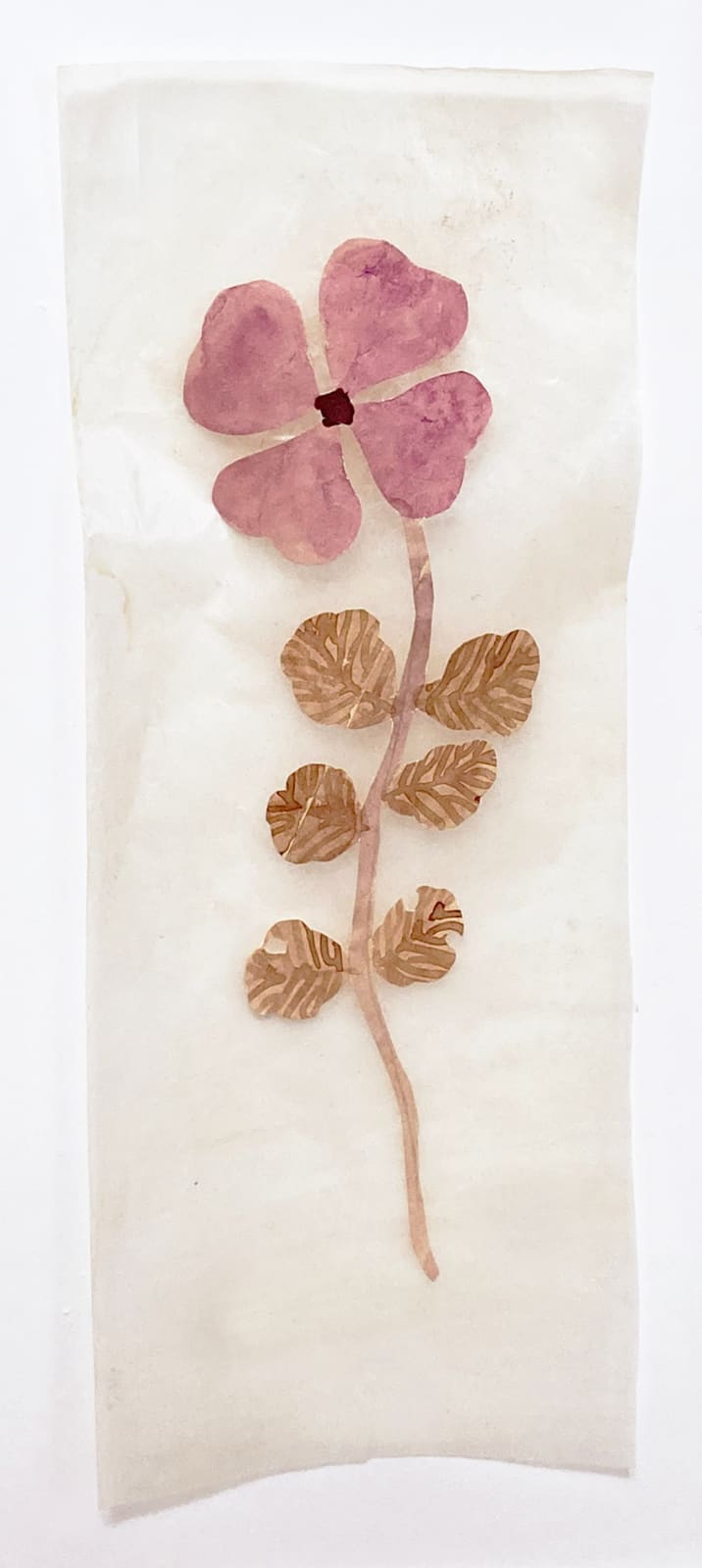 Fumi Imamura, One flower (Sweet rocket) (花ひとつ (むらさき なずな), 2025