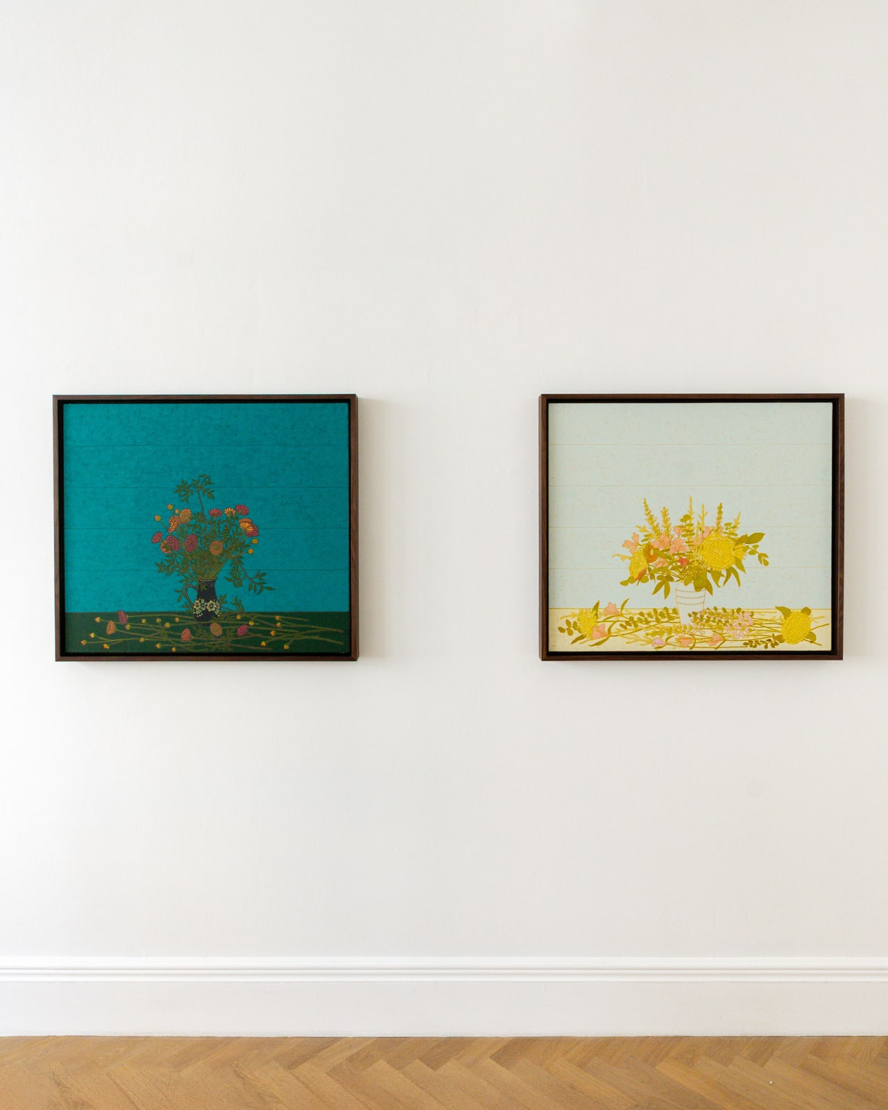 Stephen Chambers, Berlin Flowers (Silver Vase), 2021
