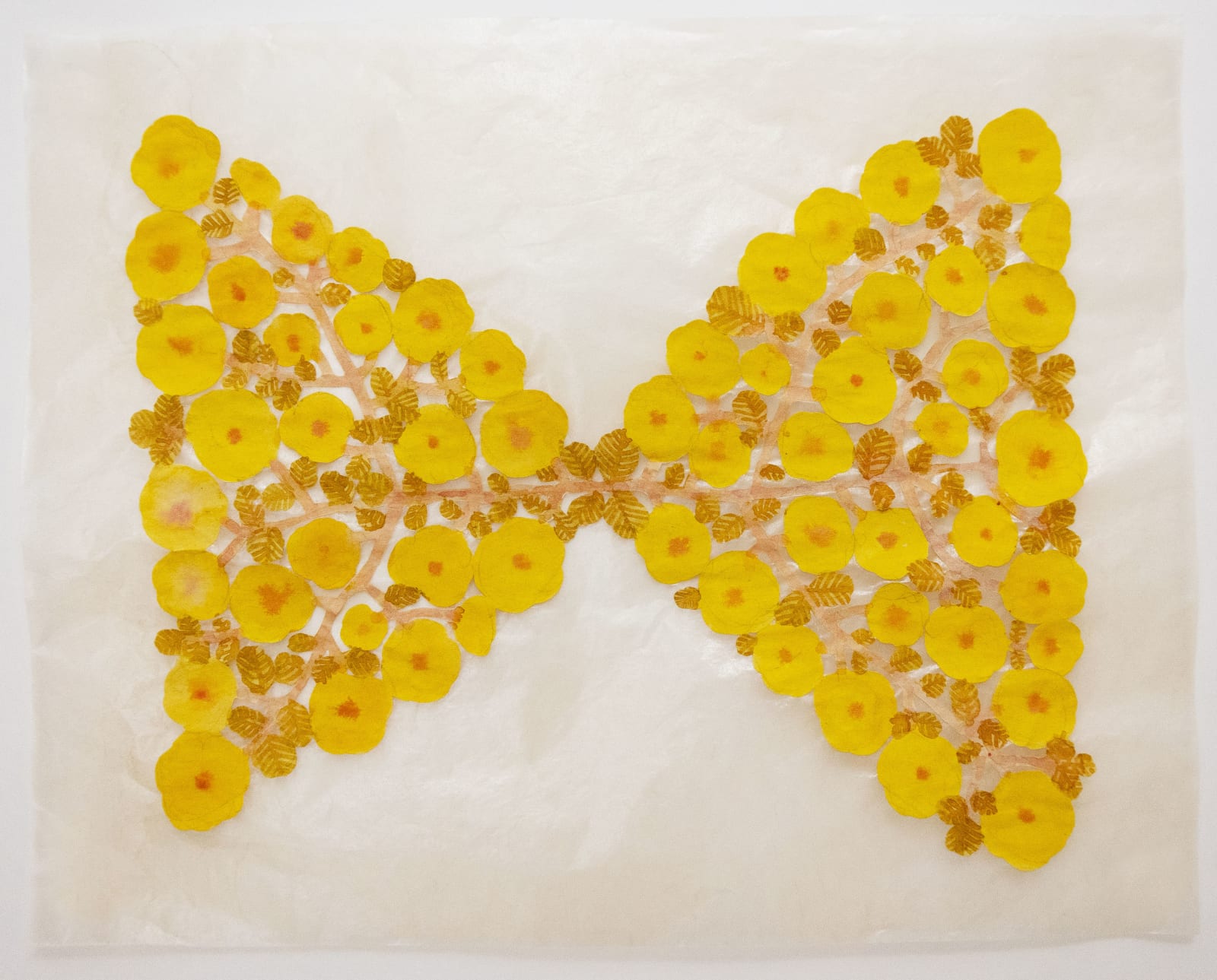 Fumi Imamura, One flower (two triangle) (花ひとつ (さんかく ふたつ), 2025