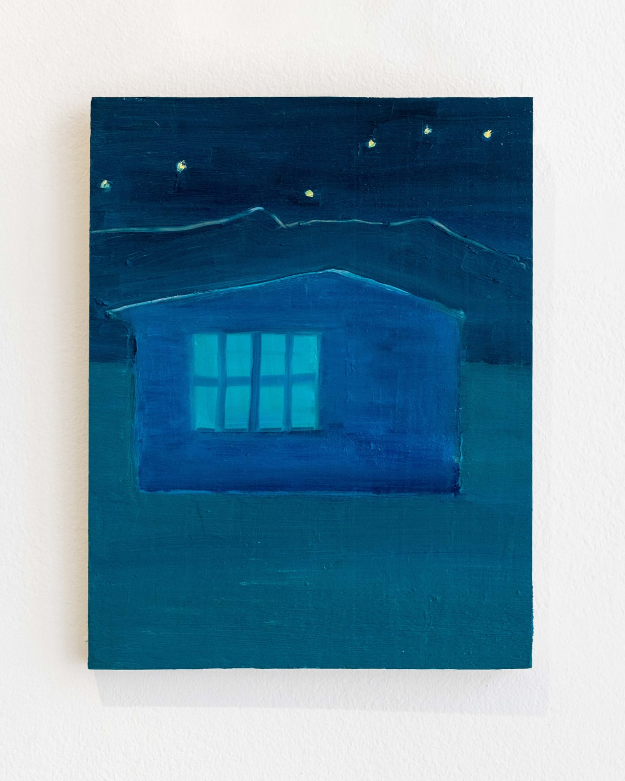 Tom Hammick, Blue Shed & Stars, 2021