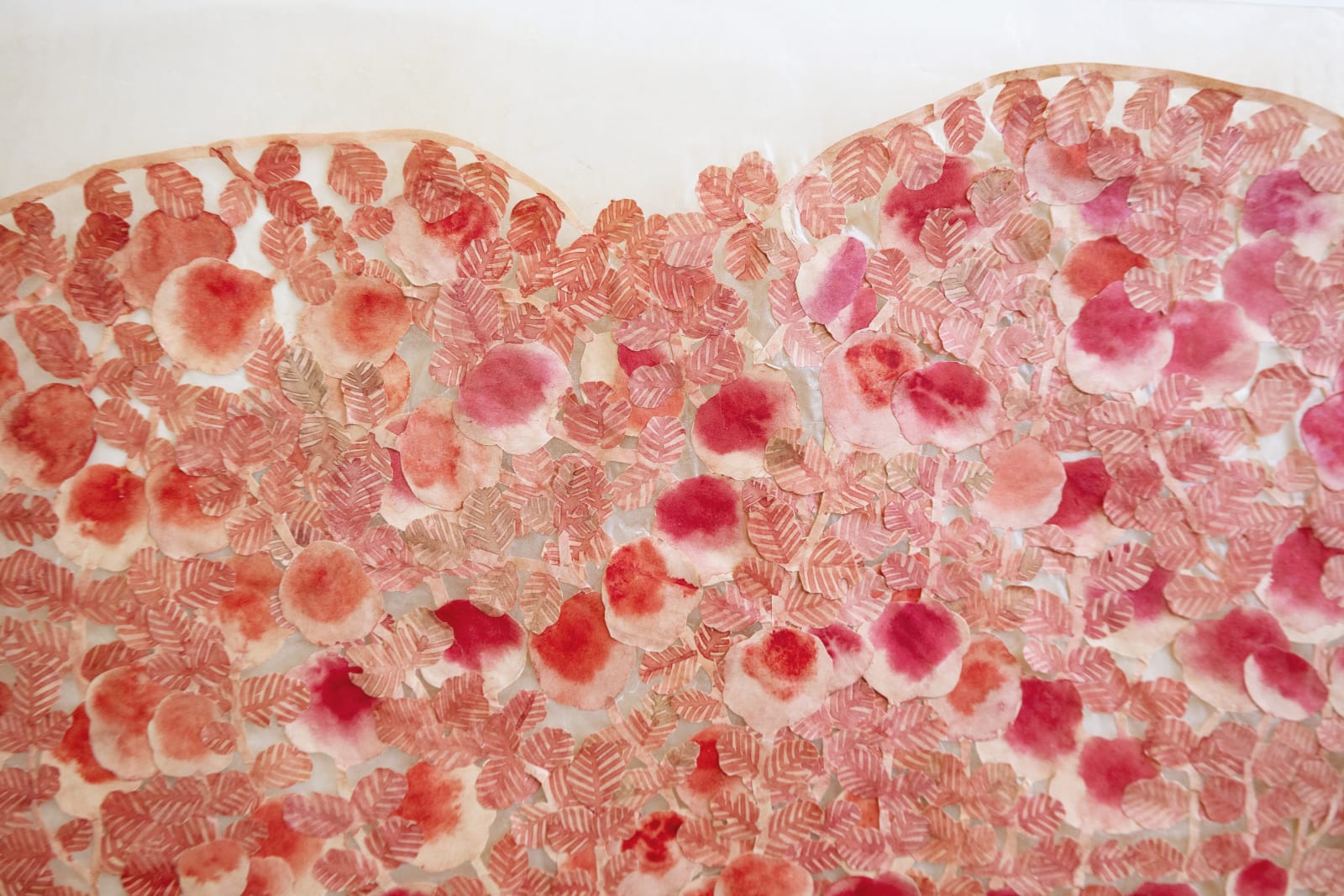 Fumi Imamura, Two Flowers (Two Roses, Heart Shape), 2024
