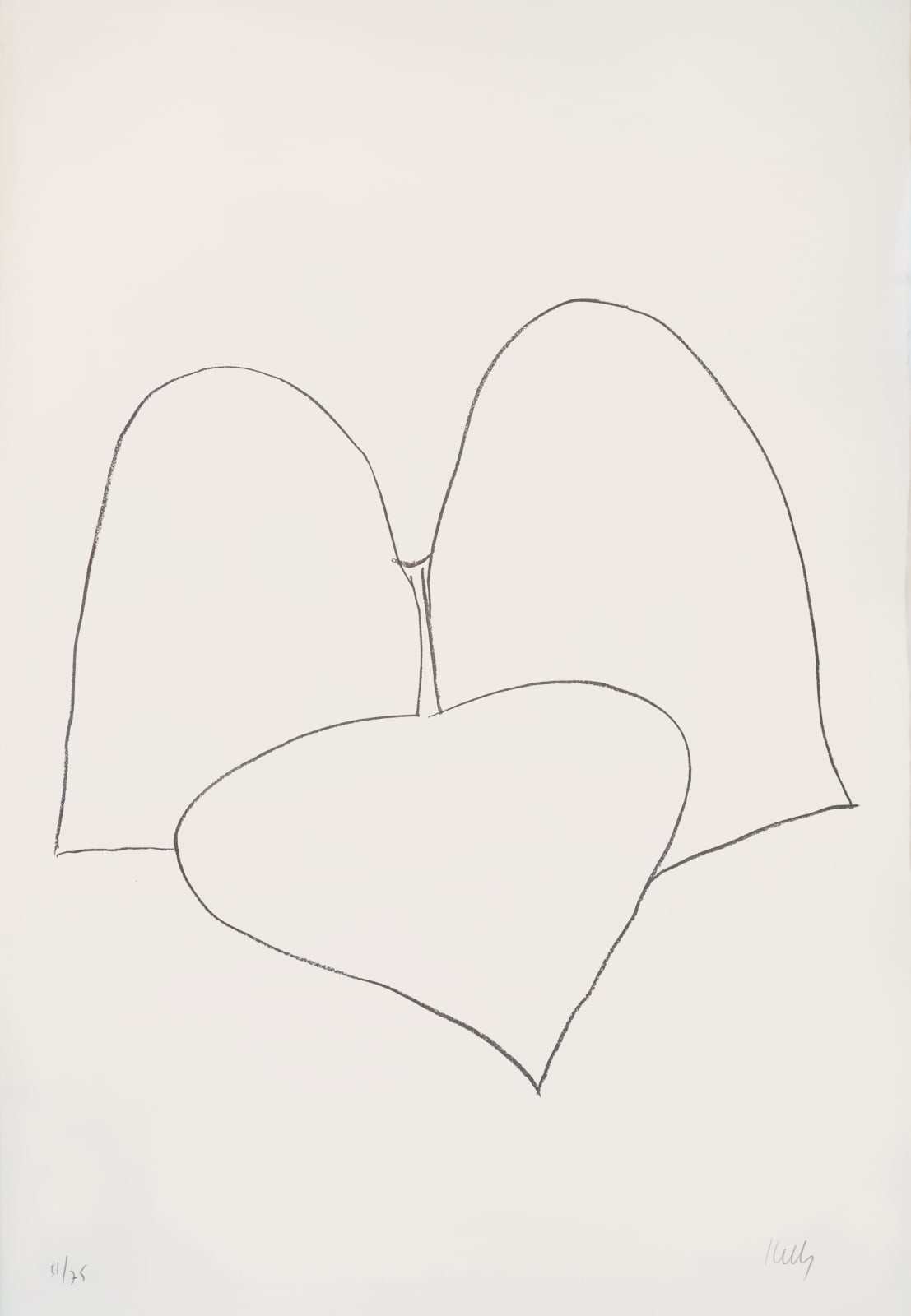 Ellsworth Kelly, String Bean Leaves III (Haricot Vert III), 1965-66