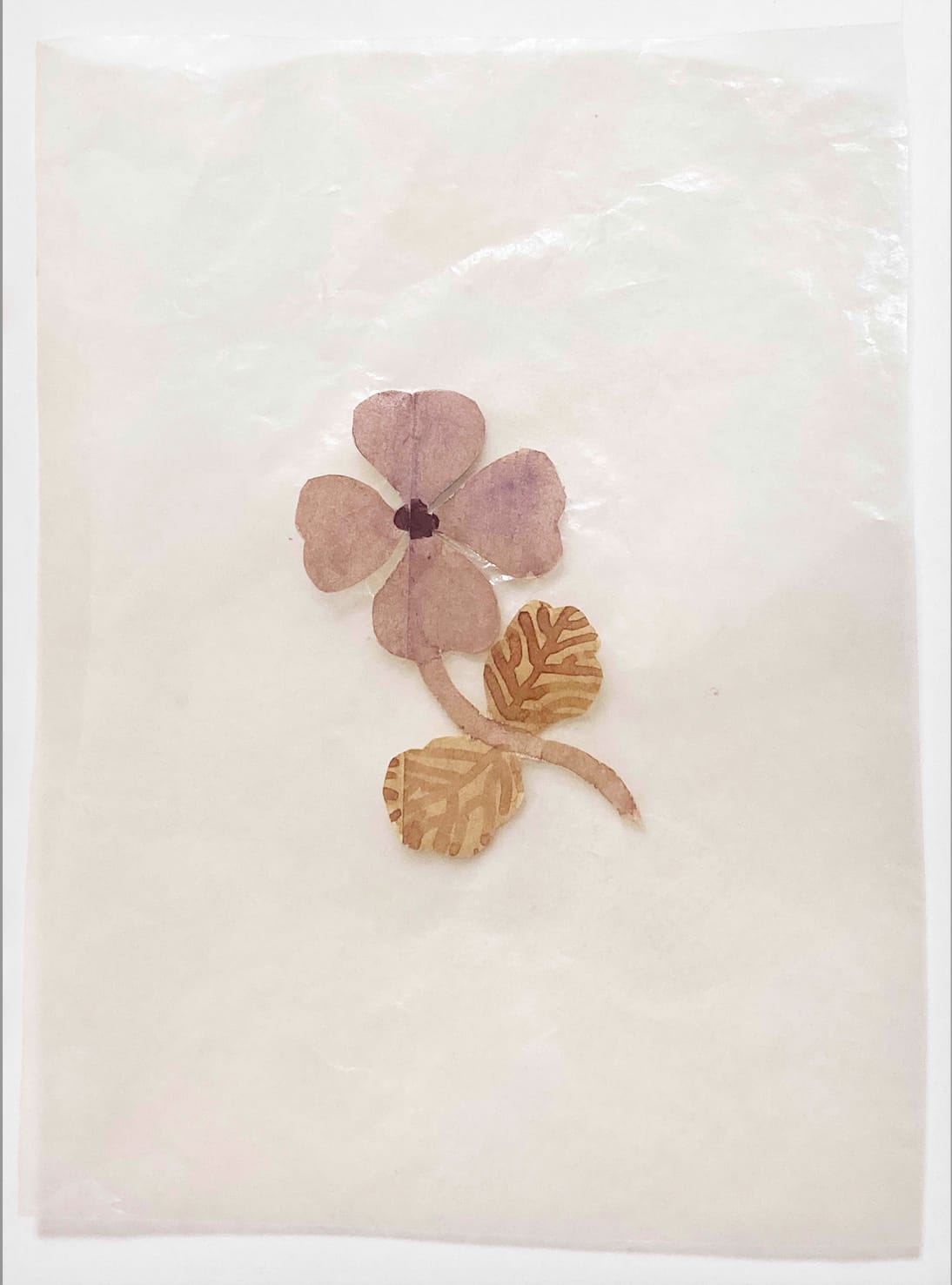 Fumi Imamura, One flower (Sweet rocket) (花ひとつ (むらさき なずな), 2025