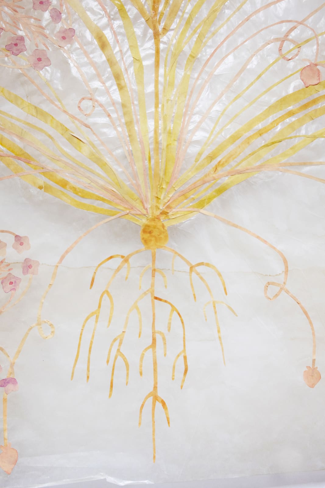 Fumi Imamura, Yellow Narcissus and Purple Flowers Halo, 2023