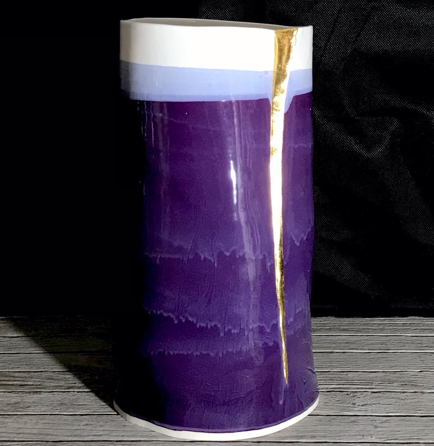 Richard Pomeroy, Wide Vase Purple, 2022
