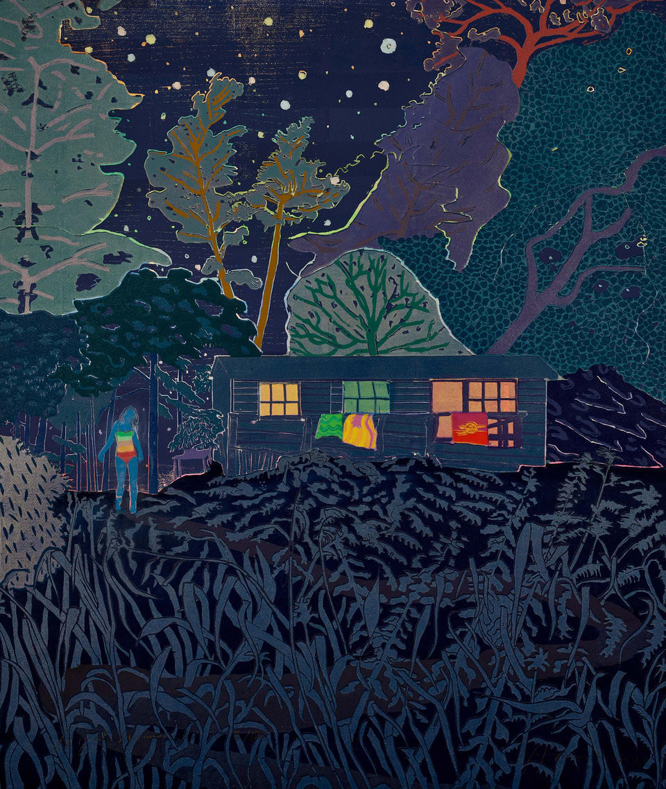Tom Hammick, Night Swimmer, 2023