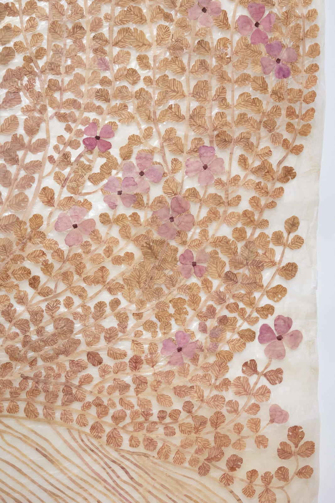 Fumi Imamura, One flower (Sweet rocket) (花ひとつ (むらさき なずな), 2024