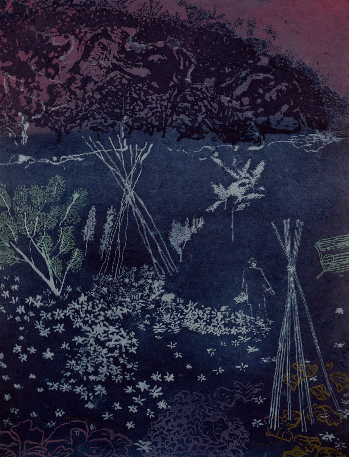 Tom Hammick, Meadow Picking, 2022