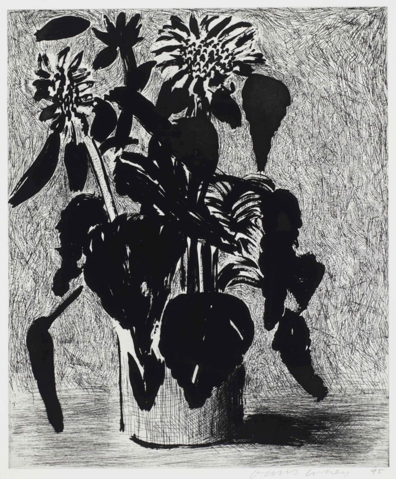 David Hockney, Sunflower II, 1995