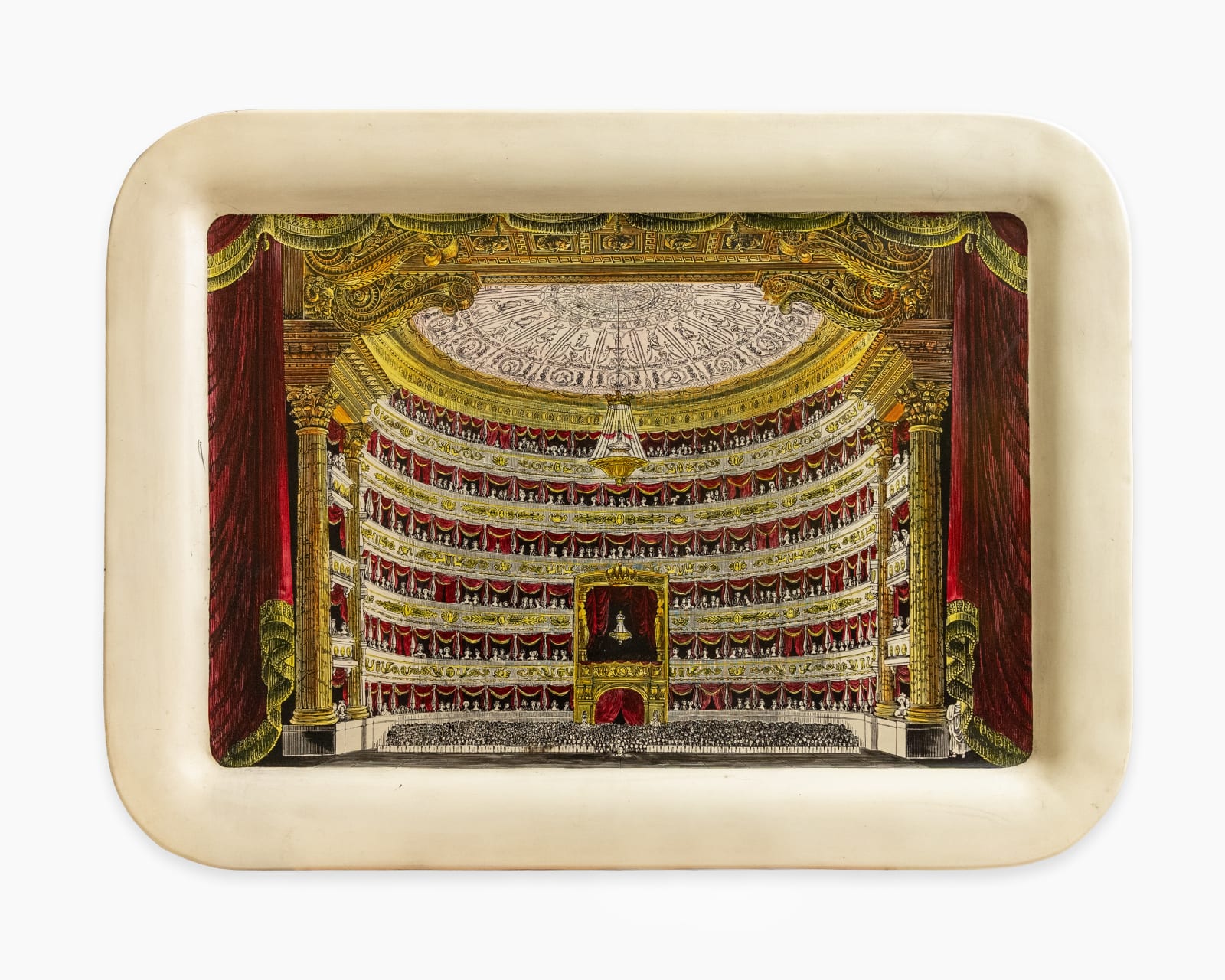 Fornasetti, Interno teatro alla Scala, 1950s