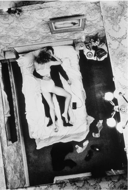 Helmut Newton, Self Portrait Hotel Bijou, 1973