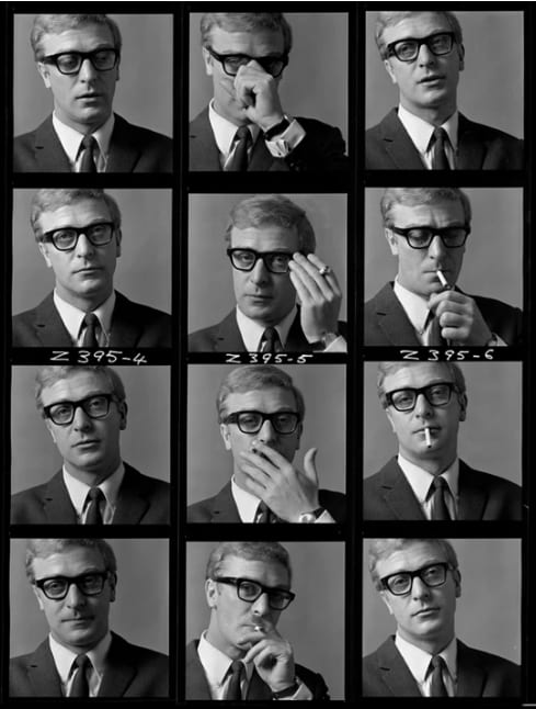 Brian Duffy, Michael Caine (Contact Sheet), 1963