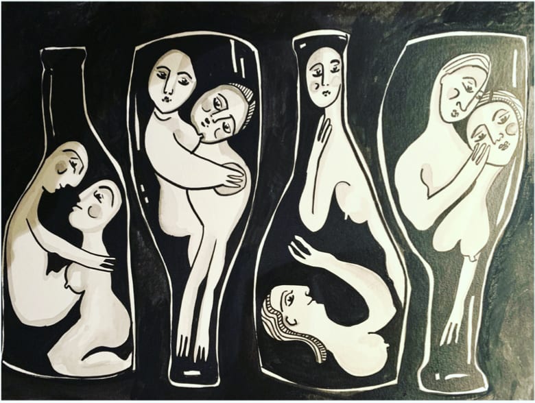 Pina Ambrosino, In Bliss And Bottles II, 2021